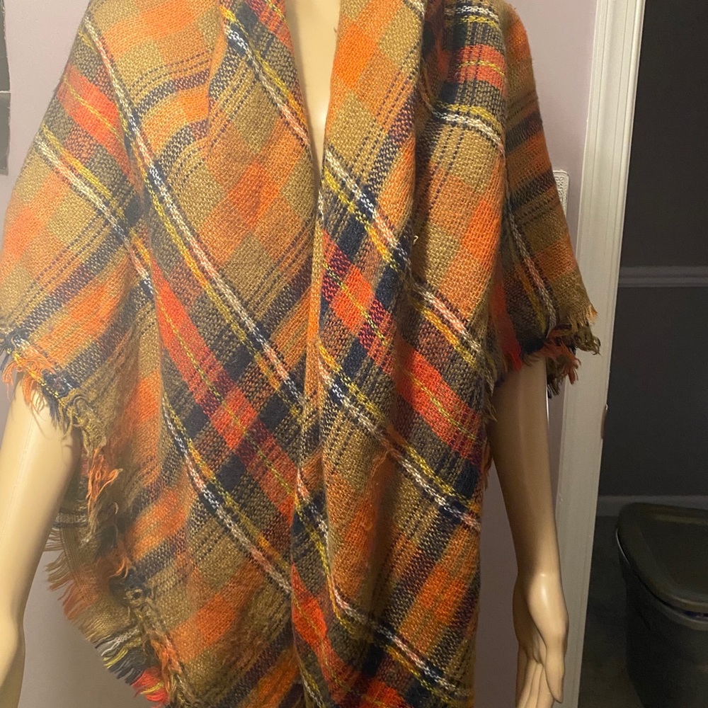 Multi-color blanket/bandana scarf